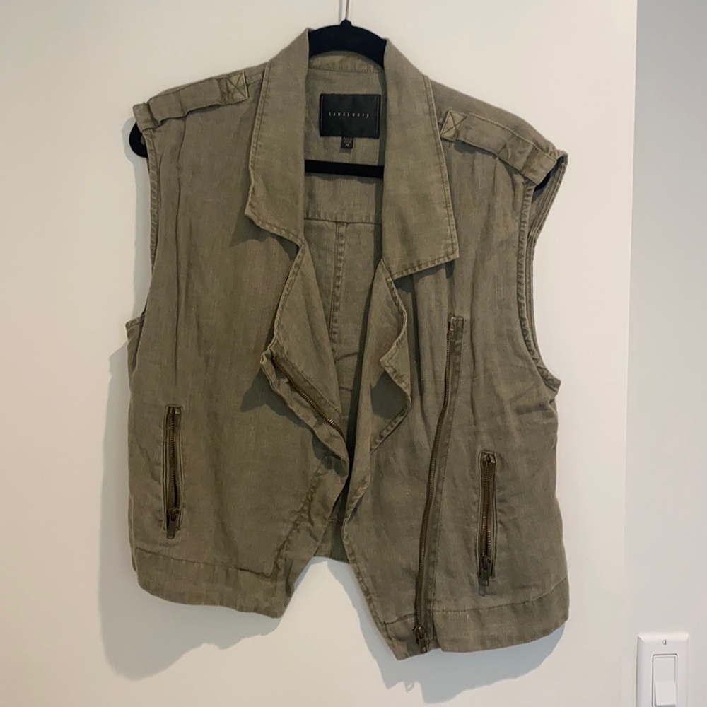 Sanctuary Olive green vest